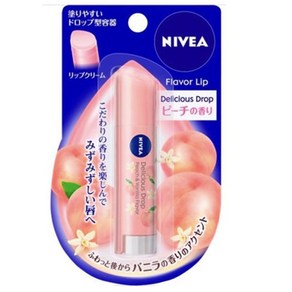 일본 니베아 립밤 복숭아 3.5g 1개/물방울용기/NIVEA, 1개