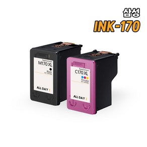 삼성전자 INK-M170 INK-C170 호환 잉크, 1개, 2PAC (검정/컬러) INK-170