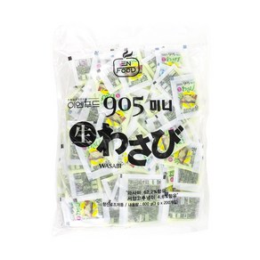 이엔 905 미니 생와사비 3gx200개 내동 겨자 와사비, 600g, 1개