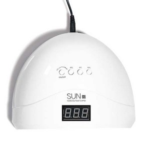 SUN UV젤 네일 램프 48W, 1개, 화이트