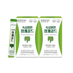 [뭉치면 싸다] 보령 속시원한 장쾌골드 장건강 식이섬유 배변활동원활 쾌변 2개월분 유니바이오, 2박스, 7.5g