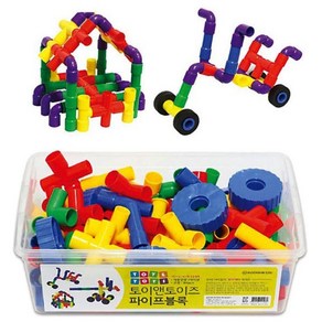 국민교육사 파이프 블록 116pcs, 1개