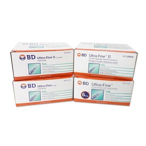 BD 울트라파인2 인슐린 주사기 1mL 1박스 100개입, 1개