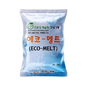 에코멜트 25kg 친환경 국내산 제설제 습기제거제 제설용, 1개