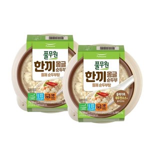 풀무원 한끼몽글순두부 들깨순두부탕 270g 2개