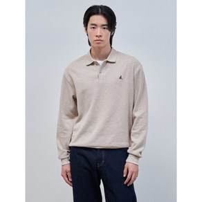 매장정품 BEANPOLE MEN BC4941C20A 니트라이크 솔리드 칼라넥 티셔츠 베이지 515576