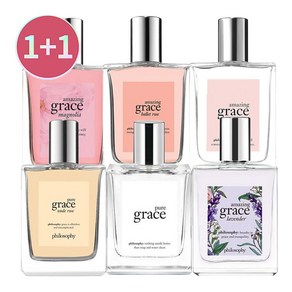 [공식수입원] 필로소피 향수 EDT 60ml 향수 6종 ( 택 1 ) 1+1, PHI 퓨어 그레이스 프레그런스 EDT 60ml