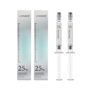 [샤르드] 25% 나이아신아마이드 토닝 앰플, 2개, 3ml