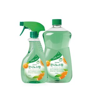 은나노스텝 시즌3 친환경 세정제 본품 550ml 1개 + 리필 1100ml 1개, 1.65L