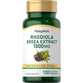 pipingock 홍경천 로디올라 RHODIOLA ROOT 1000MG, 1개, 120정