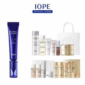 [내일도착/단독]아이오페 레티놀 엑스퍼트 0.1% 링클코렉터 30ml(여행용 15종+쇼핑백), 30ml, 1개