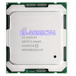 amd 인텔 cpu중고 제온 CPU E5-2696V4 SR2J0 22 코어 55M LGA2011-3 V4 프로세서 E5 2.20GHz, 한개옵션0, 한개옵션0