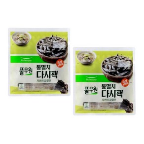 풀무원 통멸치다시팩 18g x 10입 180g 육수팩 국물내기, 2개