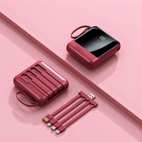 PYHO 22.5W 미니 고속충전 보조배터리, 완인색, 20000mAh