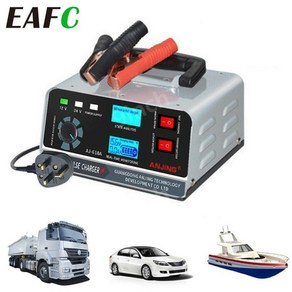 24V 12V 배터리 충전기 대용량 400W 260W 배터리 충전기 자동차 펄스 수리, 260W EU 플러그, 중국, 1개