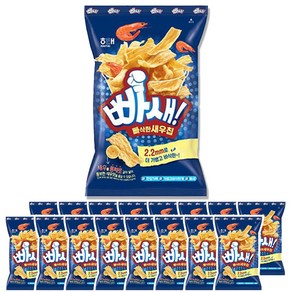 해태제과 빠새 빠삭한새우칩, 60g, 16개