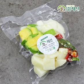 [손질 진공포장]찌개용모둠야채 200g 내외 (감자 양파 애호박 청양고추), 5개