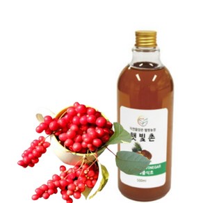 그린라이프 햇빛촌 전통 자연발효 숙성 국내산 오미자식초, 1개, 500ml