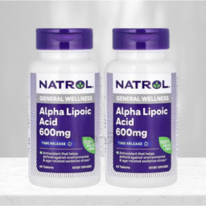 나트롤 알리포산 서방형 600mg 알파리포산 Alpha Lipoic Acid 2개