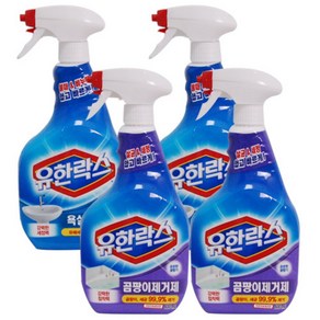 유한락스 대용량 세정제 욕실용 600+600ml+곰팡이제거용 600+600ml, 1세트