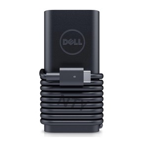 델 DELL 20V 3.25A 65W PD USB-C 정품 노트북 어댑터 충전기 LA65NM190 HA65NM170, 어댑터+케이블, 1개