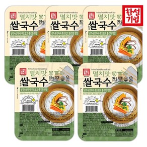 한성 멸치맛 쌀국수(92g X 5P) (증정 어묵스프6g), 92g