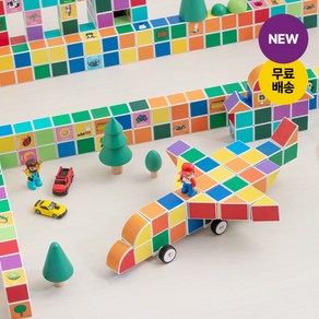 그로우러닝 다각형 C3 자석블럭 1SET (48pcs) 유아자석교구, 1 SET(48pcs), 1개