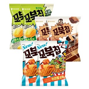 오리온 꼬북칩 콘스프120g +초코츄러스120g +카라멜팝콘 108g 3종, 2세트, 348g