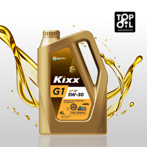 KIXX 킥스 G1 SP 5W30 4L 1L 합성 가솔린 LPG 엔진오일, KIXX G1 SP 4L 1개 + 1L 2개, 1개