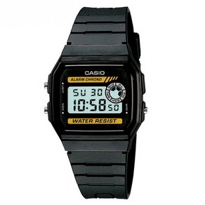 CASIO 카시오+정품케이스 7년배터리 블랙옐로우 남여공용 JAPAN 무브먼트 LED라이트 풀오토칼렌더 전자 우레탄 손목시계