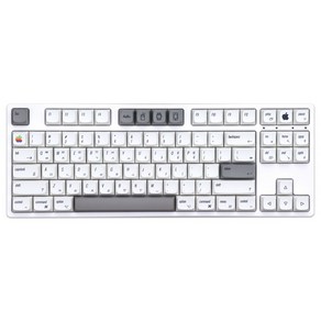 New 사과 키캡 PBT XDA 염료승화 영문/한글