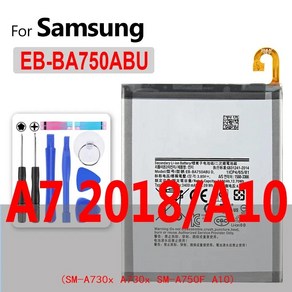 호환 삼성 갤럭시 A3 A5 A6 A7 A8 A9 플러스 스타 휴대폰 배터리 2015 2018 A10s A40 EB-BA510ABE, 14 EB-BA750ABU