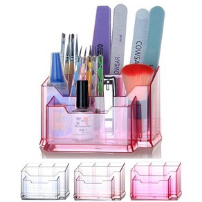 2단 네일아트용품 정리함 네일용품 보관함, 1개