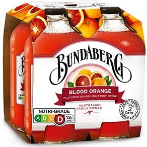 Bundabeg Blood Oange Spakling Fuit Dink 12.7 F Bundabeg 블러드 오렌지 스파클링 과일 음료 12.7 Fl Oz 4 C, 375ml, 1개