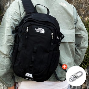 노스페이스 백팩 가방 미니샷 등산가방 + 링걸이 [국내매장판], ONE SIZE