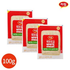 하림 밥싸먹는 프리미엄 슬라이스햄 100g x 6봉, 1개