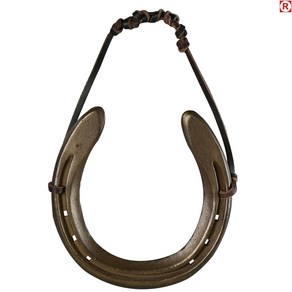 행운의상징 말발굽 편자 Horseshoes 가죽끈 말편자 사용품 인테리어소품