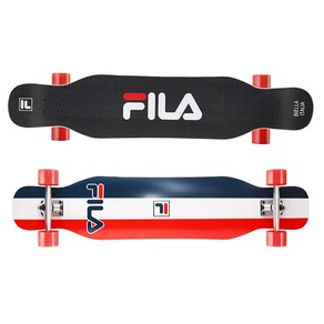 FILA 롱보드 43인치 입문용 초보 스케이트보드 중급 고급, 스트라이프_8026473450267, 1개