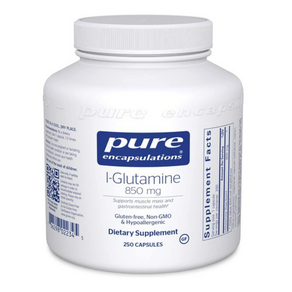 Pue Encapsulations L-Glutamine 퓨어인캡슐레이션 L 글루타민 아미노산 850mg 250정, 1개