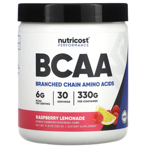 뉴트리코스트 퍼포먼스 BCAA 라즈베리 레모네이드 330g, 1개