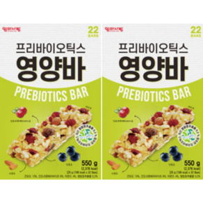 엄마사랑 프리바이오틱스 영양바, 550g, 2개