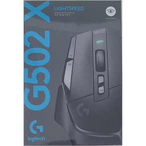 로지텍 G502 X LIGHTSPEED 무선 게이밍 마우스 910-006184