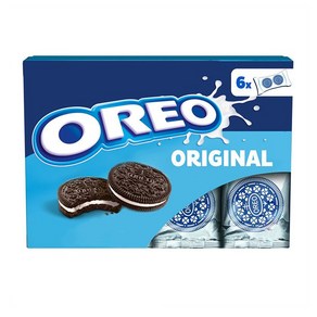 Oreo Original 오레오 오리지널 샌드위치 쿠키 비스킷 과자 스낵 6개입 132g 5팩