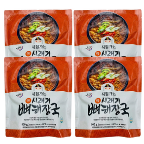 시집가는농산 마 시래기 뼈해장국 900g, 4개