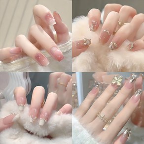 우솔 UKI 붙이는 네일 셀프 네일팁 인조손톱 4종타입 x 24p 총 96p, 1개, 2번세트