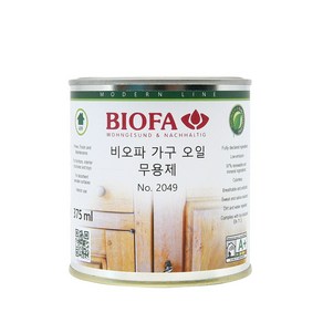 비오파 가구 오일 2049 무용제 (375ml) 원목가구 관리 목재 마감, 투명, 375ml, 1개