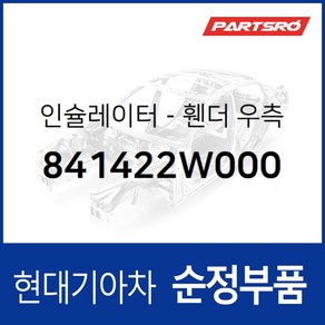 휀다 인슐레이터 우측 (841422W000) 맥스크루즈/더 뉴 싼타페 올뉴 (DM)/더 프라임 (DM)