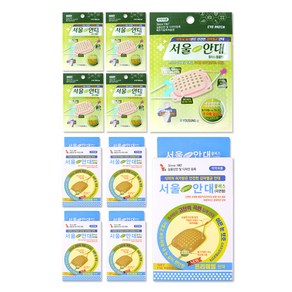 서울 멸균안대 그린 안대 플러스, 1세트, 1개입, 돌출형5개+곡면형5개