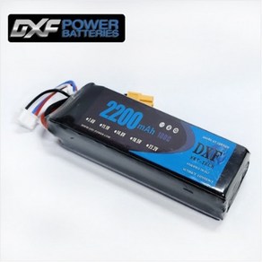 DXF 배터리 소프트 리튬11.1v 2200mah 100c(3S) (XT60), 1개