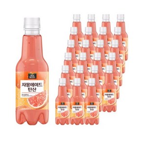 미닛메이드 미닛메이드 자몽에이드 pet, 350ml, 6개